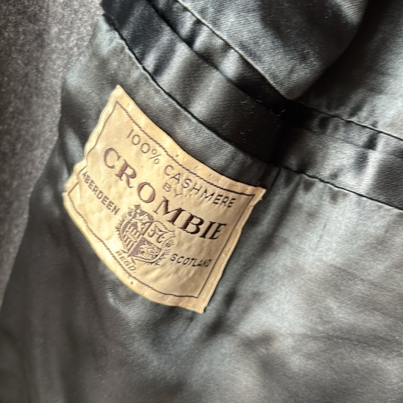 Vintage Grey 100% Cashmere Coat - Picture 3 of 5